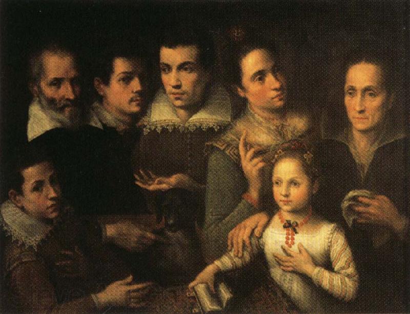 Lavinia Fontana Family Portrait Norge oil painting art